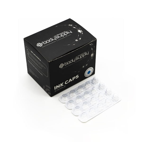 BodySupply sterile Farbkappen 400 St. - 80 Blister mit 50 Kappen