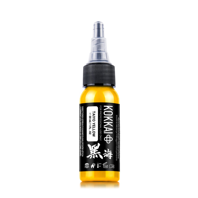 Kokkai Ink Tattoofarbe REACH - Taiyo Yellow (30 ml)