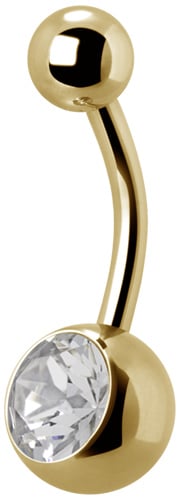 GD 316 8mm JEWEL NAVEL BARBELLS