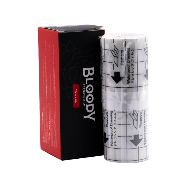 Bloody Protective Film - Tattoo Schutzfolie - Rolle (10 cm x 2 m)