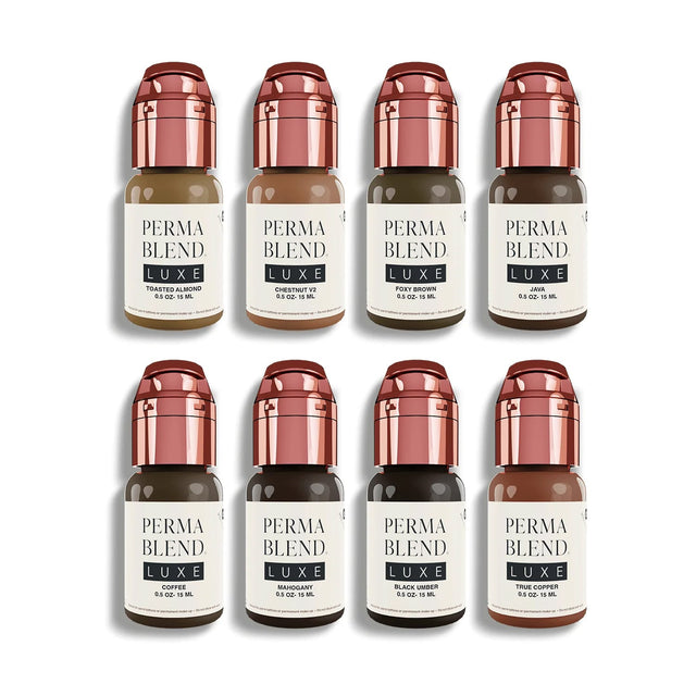 Perma Blend Luxe PMU Pigment - Brow-Chicka Wow Wow Set (8 x 15 ml)