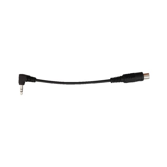 Cheyenne Adapterkabel - gewinkelter Klinkenstecker (3,5 mm) auf Cinch - Schwarz