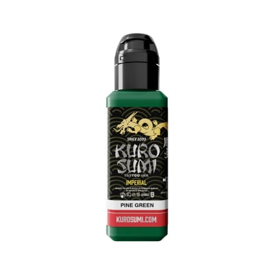 Kuro Sumi Imperial Tattoofarbe - Imperial Pine Green