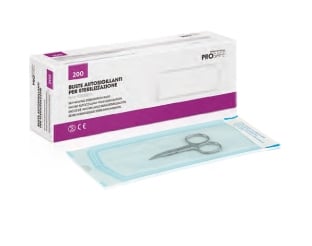 Xanitalia selbstklebende Sterilisationsbeutel (90 x 260 mm)
