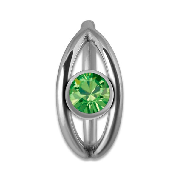SS 316 JEWELLED HINGED RING ball 4mm