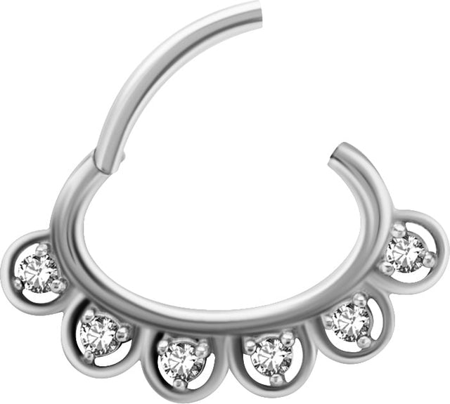 SS 316 HINGED DAITH CLICKER 1,2x6mm WH mod. 02