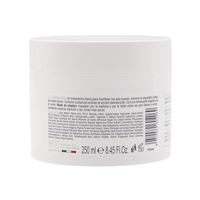 Ro.ial Fußcreme mit Alumme di Rocca-Extrakt (250 ml)