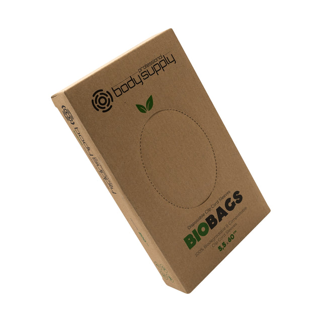 BodySupply Clipcord-Schutzhüllen 200 St. - biologisch abbaubar (5,5 x 60 cm)