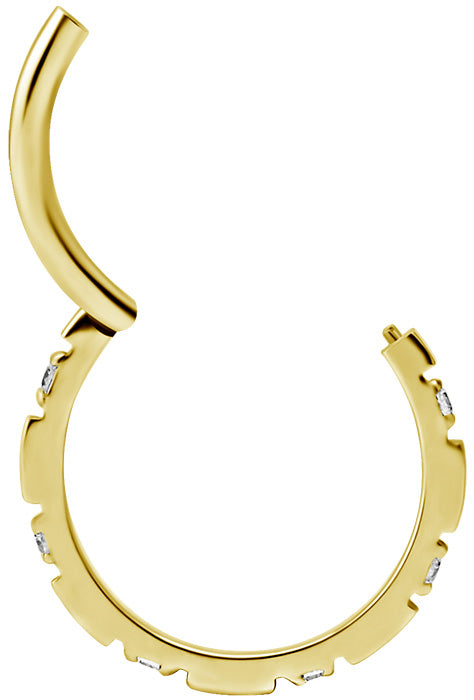 GD 316 HINGED RING SET with Jewels