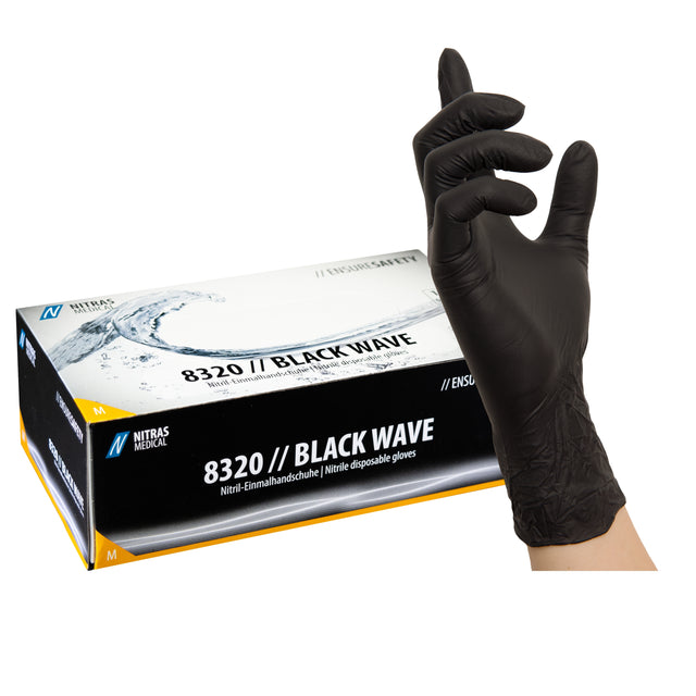 Nitras Black Wave Nitrilhandschuhe 100 St.