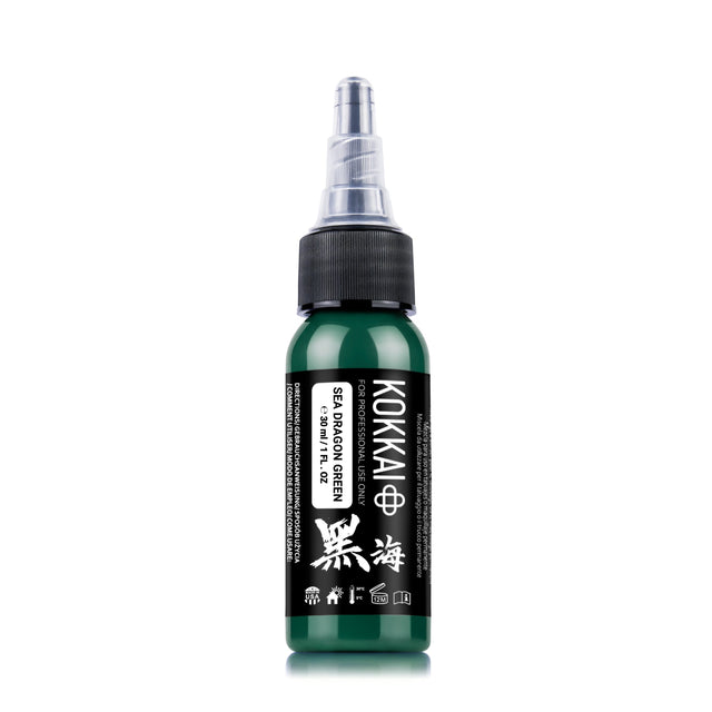 Kokkai Ink Tattoofarbe REACH - Sea Dragon Green (30 ml)