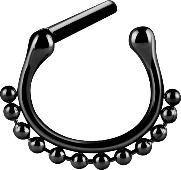 BK 316 SEPTUM CLICKERS SIDE BALL CHAIN