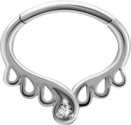 SS 316 HINGED DAITH CLICKER 1,2x6mm WH mod. 05