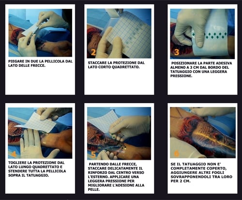 Dermalize Protective Tattoo Film - Bandagen 5 St.