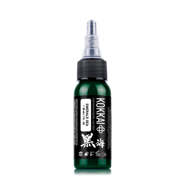 Kokkai Ink Tattoofarbe REACH - Emerald Sea (30 ml)