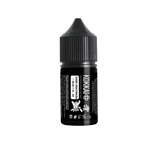 Kokkai Ink Tattoofarbe REACH - Dark Graywash (30 ml)