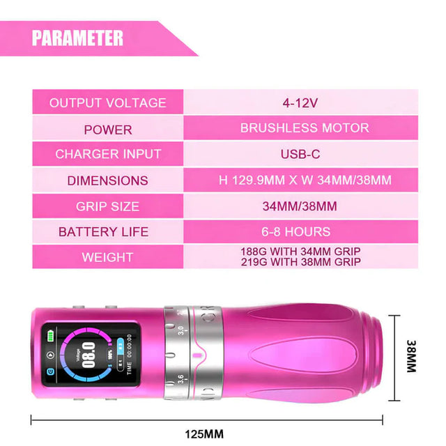 Emalla Grand G5 Pro Wireless Tattoo Pen