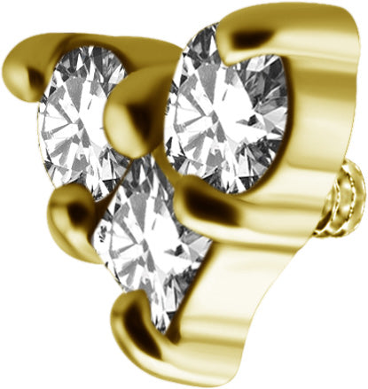 GD 316 int ATTACHMENT 1,2mm CUBIC ZIRCONIA mod. 29 - WH (5mm)