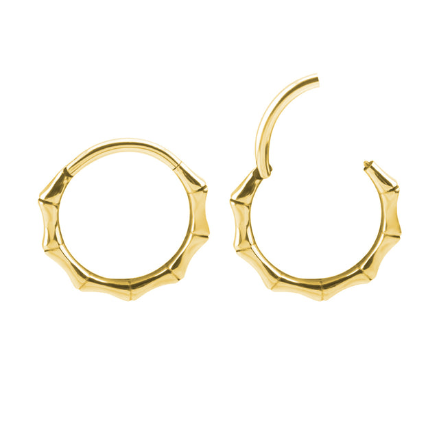 GD 316 BAMBOO HOOPS 1,0x12mm (PAIR)
