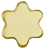 GD TT int LABRETS PART FLOWER PLATE 1,2mm