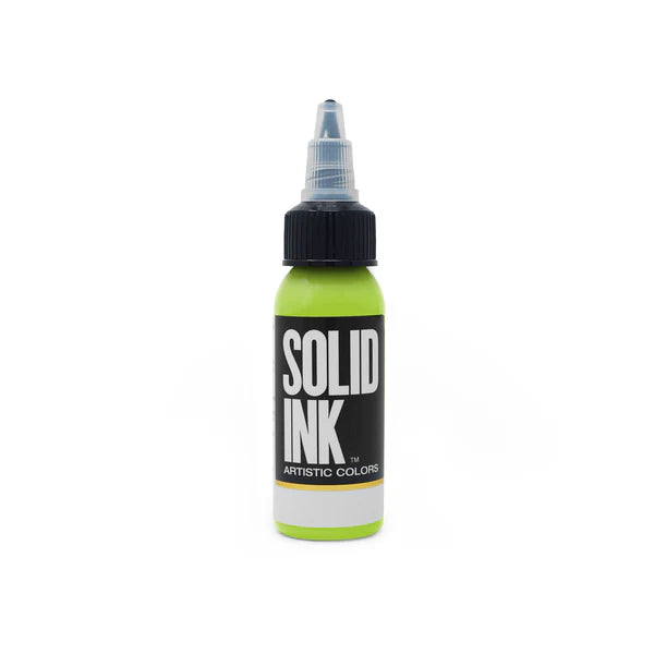 Solid Ink Künstlerfarbe - Lime (30 ml) - NICHT FÜR MENSCHLICHE HAUT