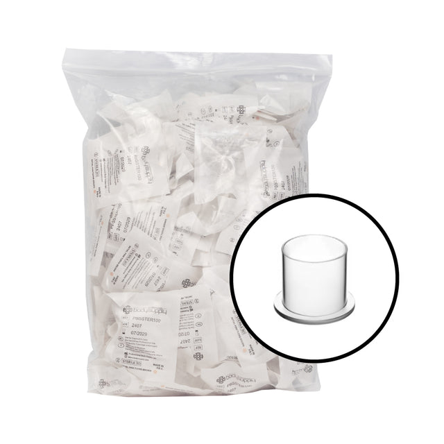 BodySupply sterile Farbkappen 100 St. - Einzelpackungen