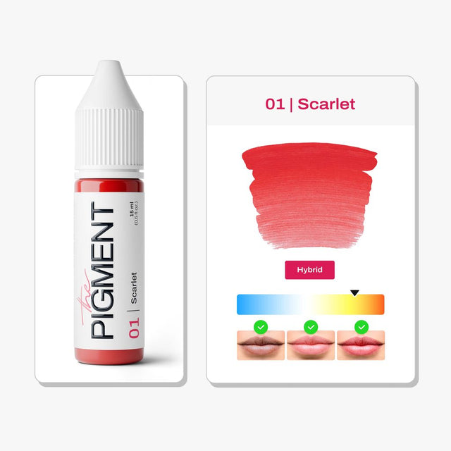 The Pigment Lippen PMU - 01 Scarlet (15 ml)