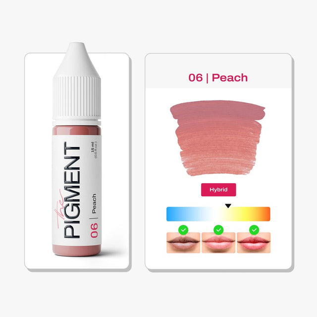 The Pigment Lippen PMU - 06 Peach (15 ml)