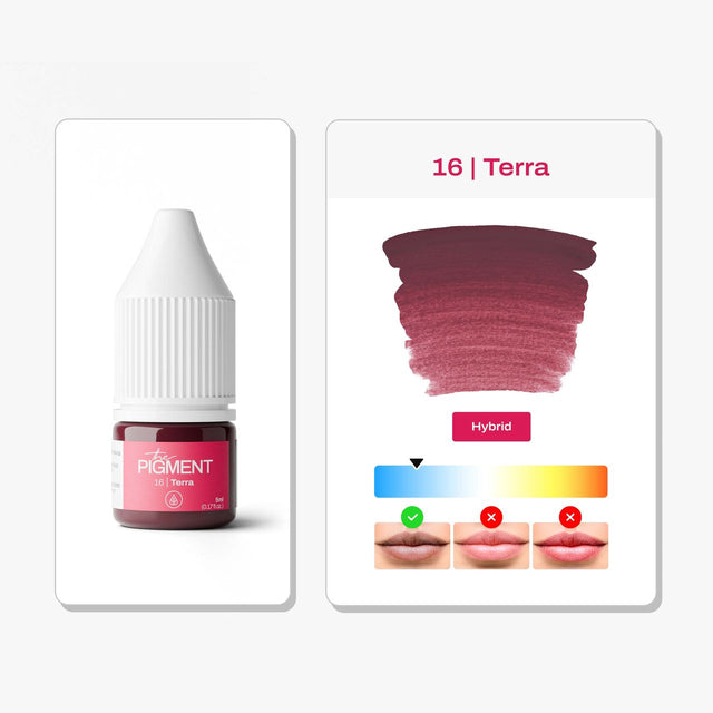 Lips PMU Pigment - 16 Terra - 5ml