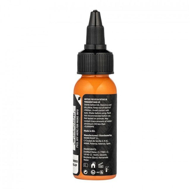 Dynamic Platinum Tattoo Ink - Bright Orange (30 ml) - Reach-konform