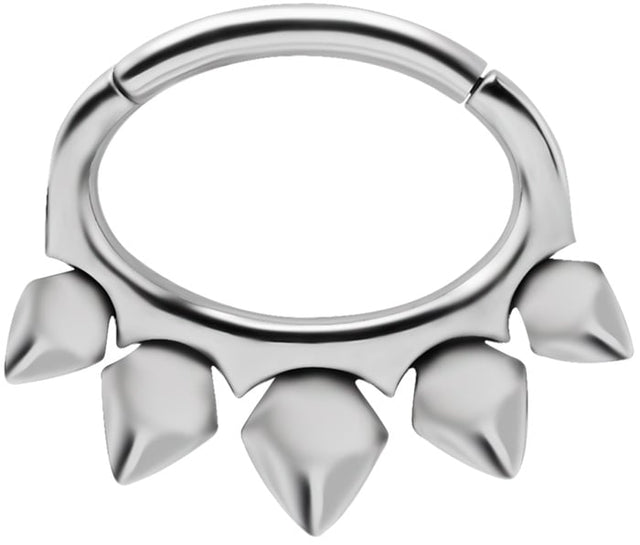 SS 316 HINGED SEPTUM & DAITH CLICKERS 1,2x6mm mod.14