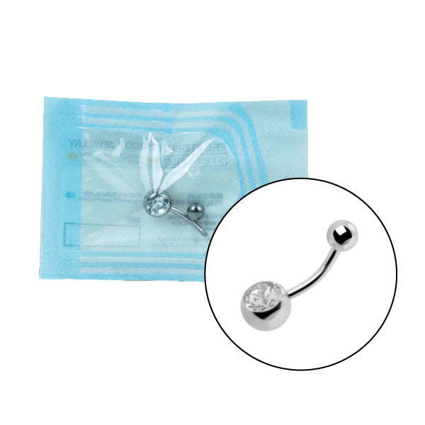 TT STERILE JEWEL NAVEL BANANABELL balls 5+8mm