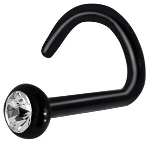 BIOPLAST JEWEL NOSE STUD 1,2mm