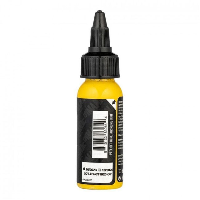 Dynamic Platinum Tattoo Ink - Highlighter Yellow (30 ml) - Reach-konform