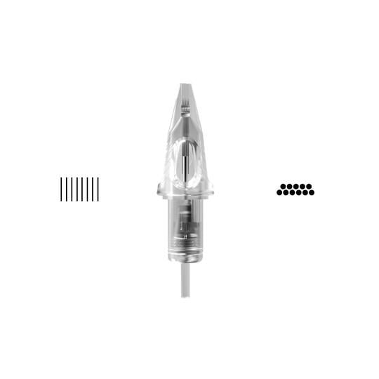 Cheyenne Craft Nadelmodule transparent 20 St. - 13 Magnum 0,35mm Long Taper