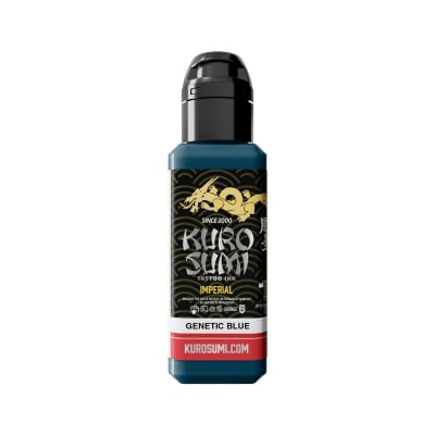 Kuro Sumi Imperial Tattoofarbe - Genetic Blue (44 ml)