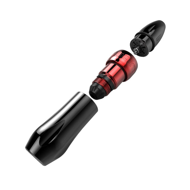Spektra Xion Rotary-Maschine - Schwarz/Rubinrot