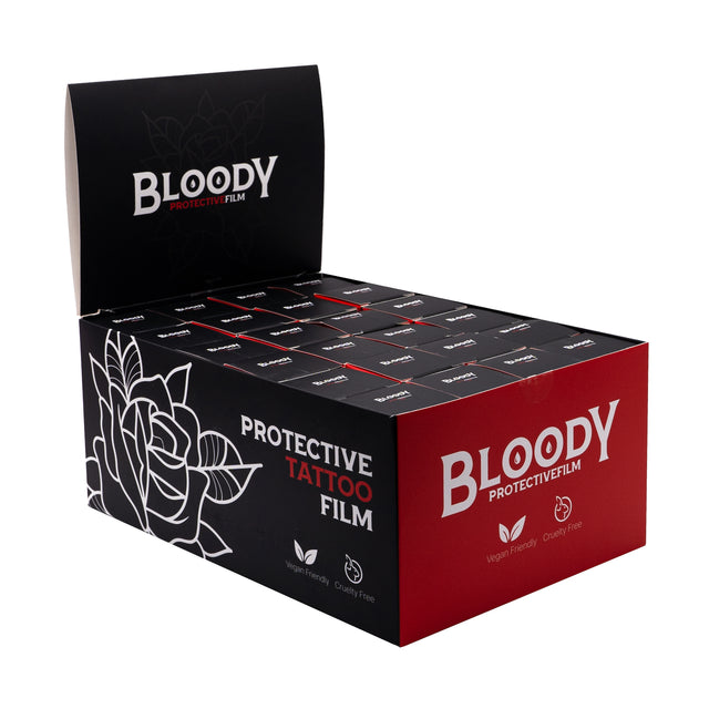 Bloody Protective Film - Tattoo Schutzfolie - Rolle (10 cm x 2 m)