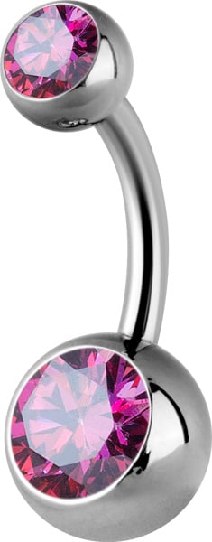 TT int DOUBLE JEWELLED BANANA 5&8mm