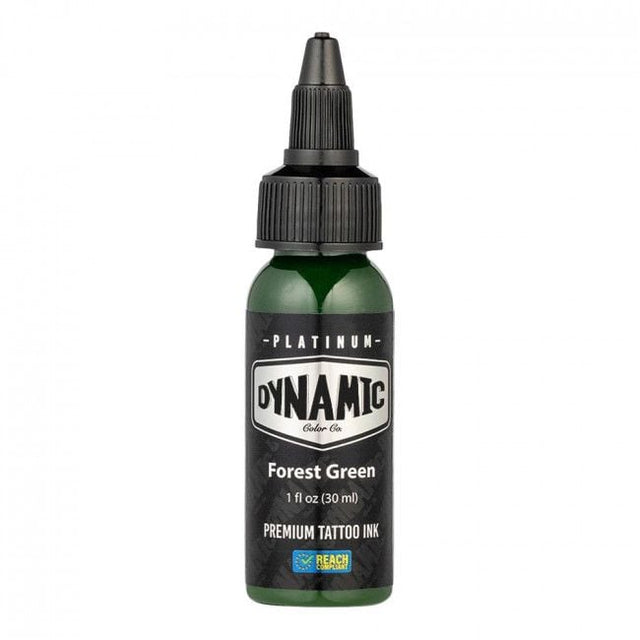 Dynamic Platinum Tattoo Ink - Forest Green (30 ml) - Reach-konform