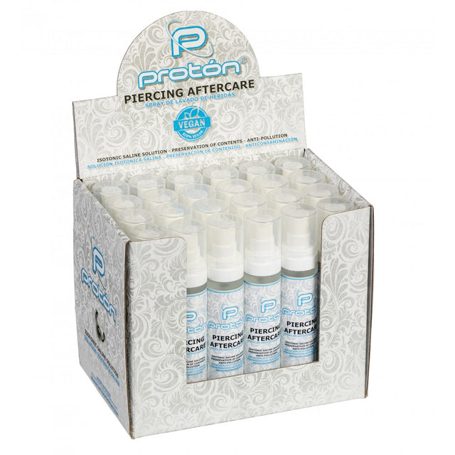 Proton Piercing Aftercare - Isotonische Kochsalzlösung (24 x 50 ml)