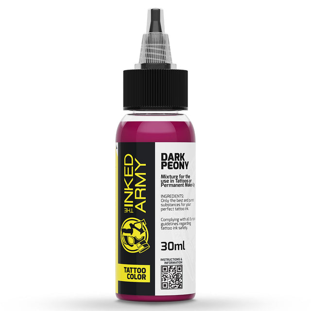 The Inked Army REACH Tattoofarbe - Dark Peony (30 ml)