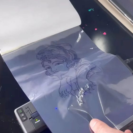 Clear Cut Stencils - transparentes Thermopapier (210 x 280 mm) 25 St.
