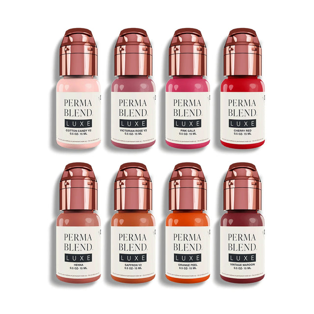 Perma Blend Luxe PMU Pigment - Pucker-Up Buttercup Set (8 x 15 ml)