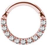 RG 316 HINGED CLICKER SET with Front Jewels