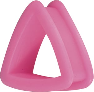 TRIANGULAR SILICONE FLESH TUNNELS