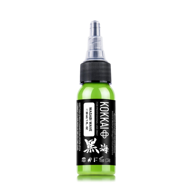 Kokkai Ink Tattoofarbe REACH - Wasabi Wave (30 ml)