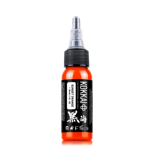 Kokkai Ink Tattoofarbe REACH - Sunset Orange (30 ml)