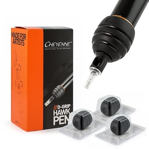 Cheyenne Einweg-Griffstück D-Grip 6 St. - Ergo Round