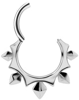 SS 316 HINGED CLICKER (PYRAMIDS & SPIKES)
